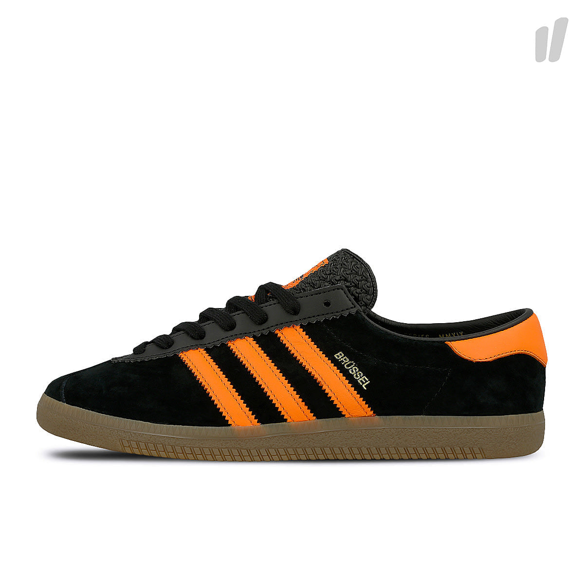 adidas brussels Core Black-Orange-Gold Metallic Sneakers EE4915 | Overkill