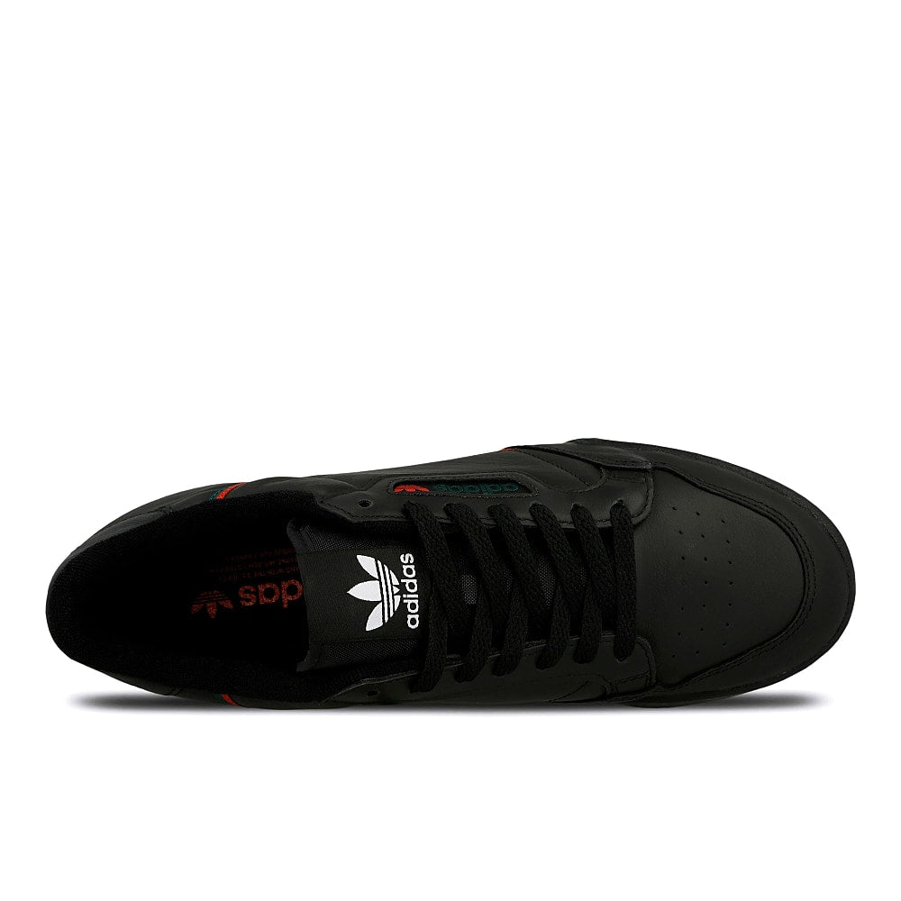 adidas continental 80 Core Black-Scarlet-Collegiate Green Sneakers Detailfoto | Overkill