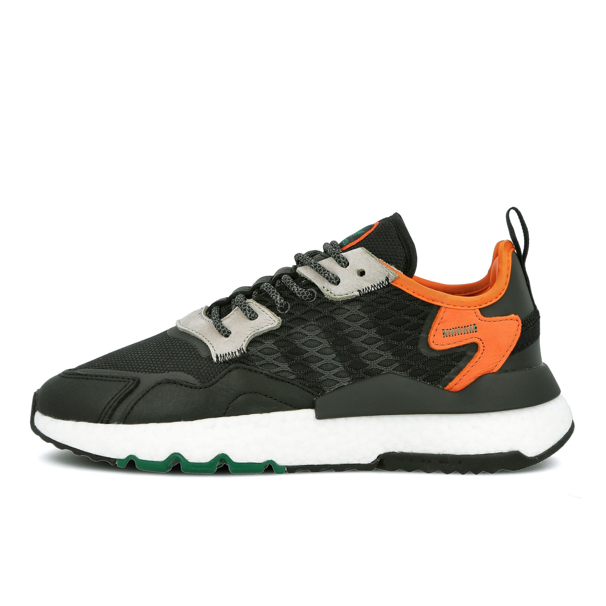 adidas nite jogger Core Black-Grey Six-Orange Low Top Sneakers EE5549 | Overkill