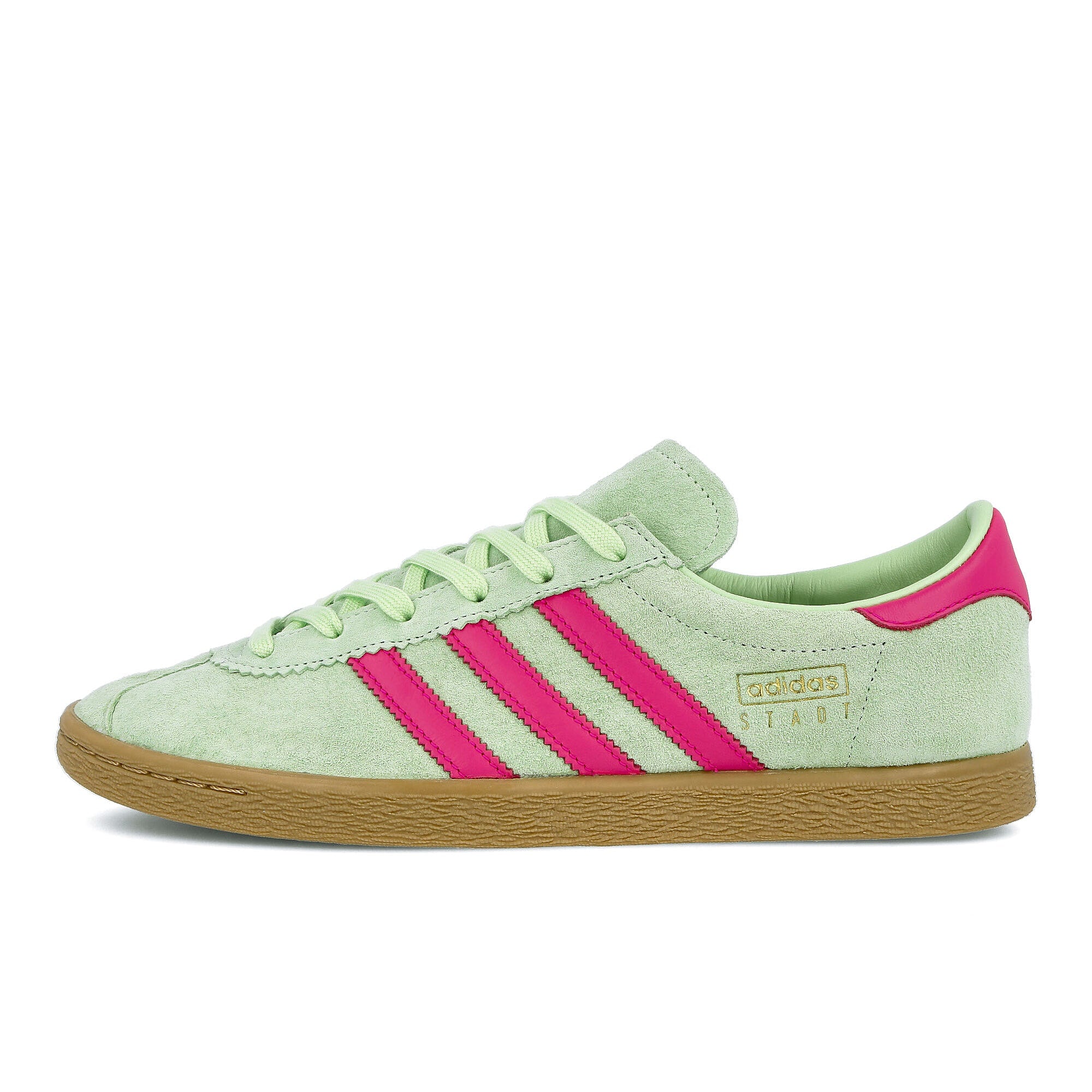 adidas stadt Glow Green-Shock Pink-Gold Metallic Sneakers EE5726 | Overkill