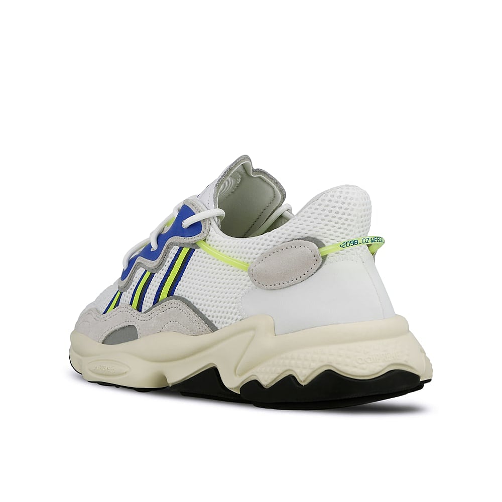 adidas ozweego Footwear White-Grey One-Solar Yellow Sneakers Material | Overkill