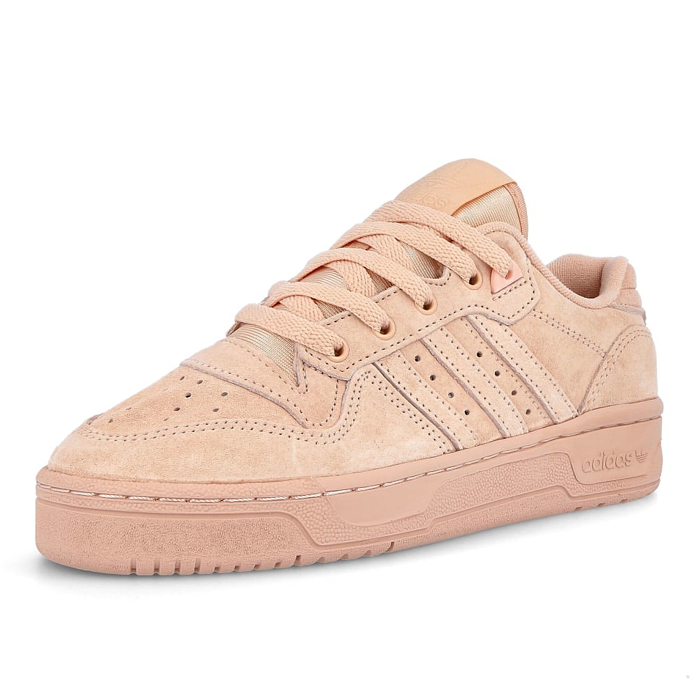 adidas wmns rivalry low Vapour Pink-Vapour Pink-Running White Sneakers Close Up | Overkill