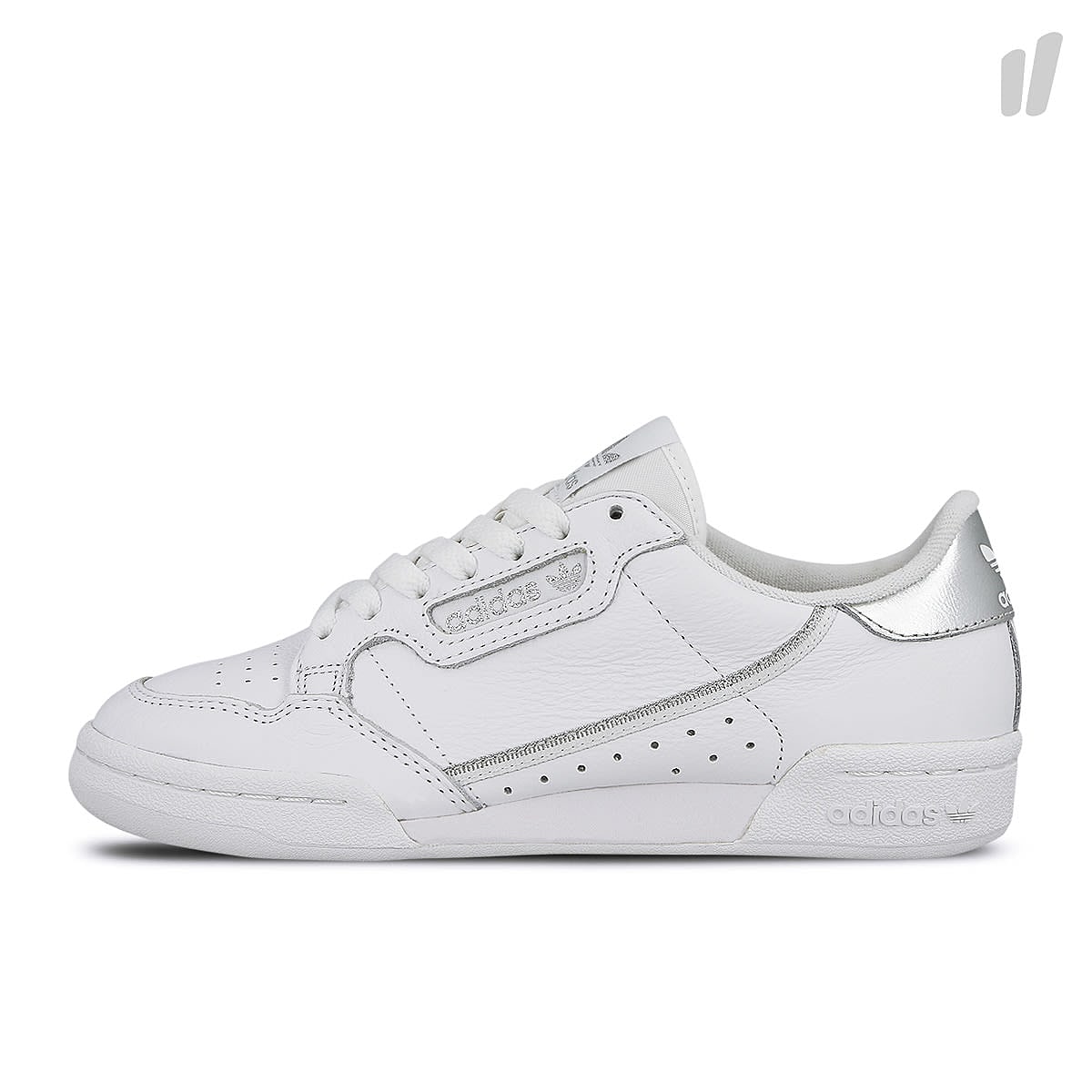 adidas wmns continental 80 Running White-Running White-Silver Metallic Sneakers EE8925 | Overkill