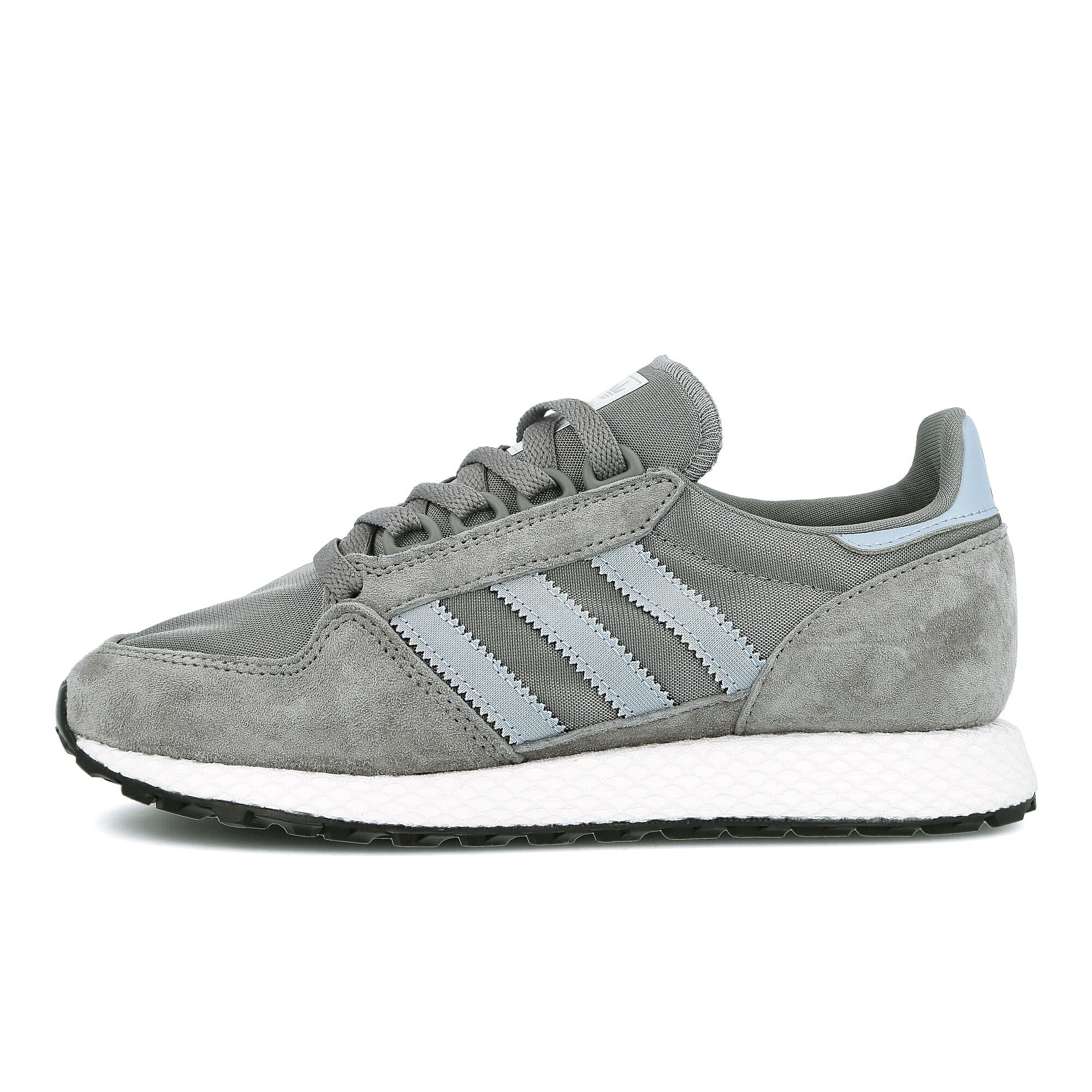 adidas forest grove Grey Three-Ash Grey-Core Black Sneakers EE8972 | Overkill