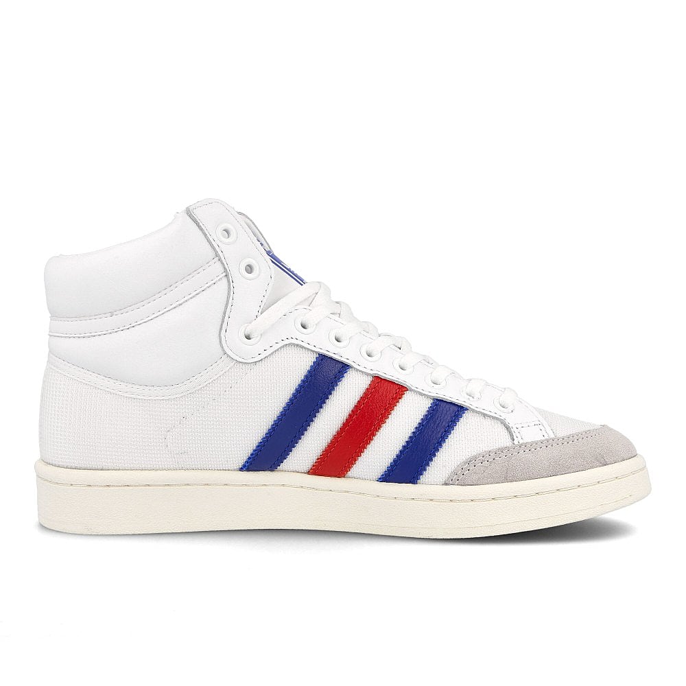 adidas americana hi Running White-Collegiate Royal-Scarlet Sneakers Silhouette | Overkill