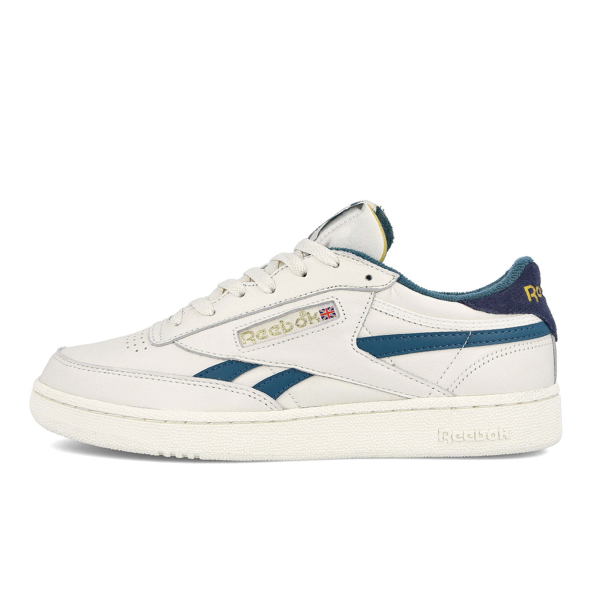 Reebok club c revenge mu Chalk-Collegiate Navy-Teal Low Top Sneakers EF3091 | Overkill