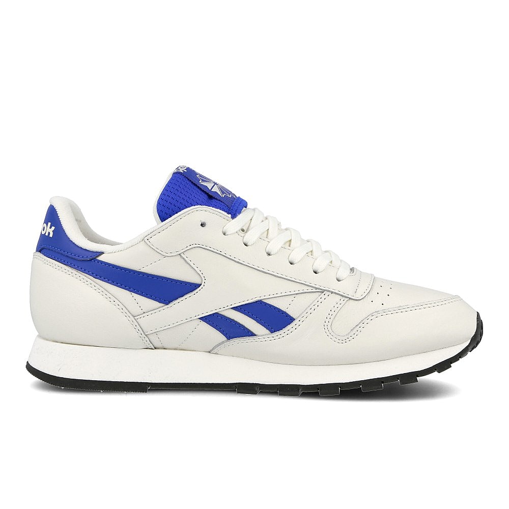 Reebok classic leather mu Chalk / Humble Blue / Black Material | Overkill