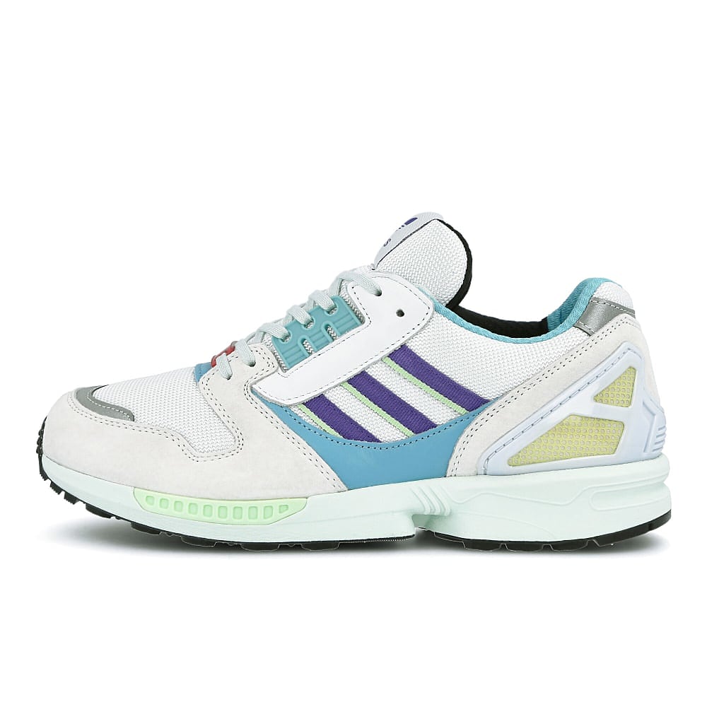 adidas ZX 8000 Footwear White / Purple / Light Aqua Low Top Sneakers EF4366 | Overkill