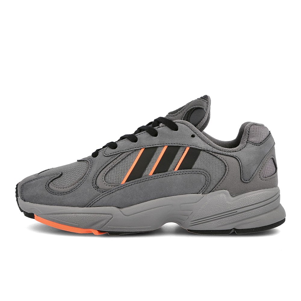 adidas yung-1 Grey Six-Core Black-Signature Coral Sneakers EF5348 | Overkill