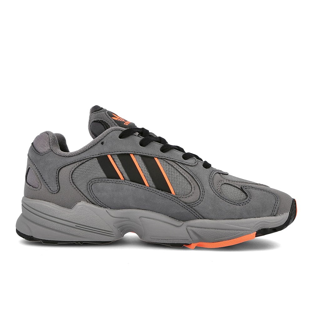 adidas yung-1 Grey Six-Core Black-Signature Coral Sneakers Silhouette | Overkill