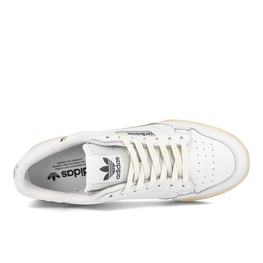 adidas continental 80 Cloud White-Grey Four-Signal Green Sneakers Detailfoto | Overkill