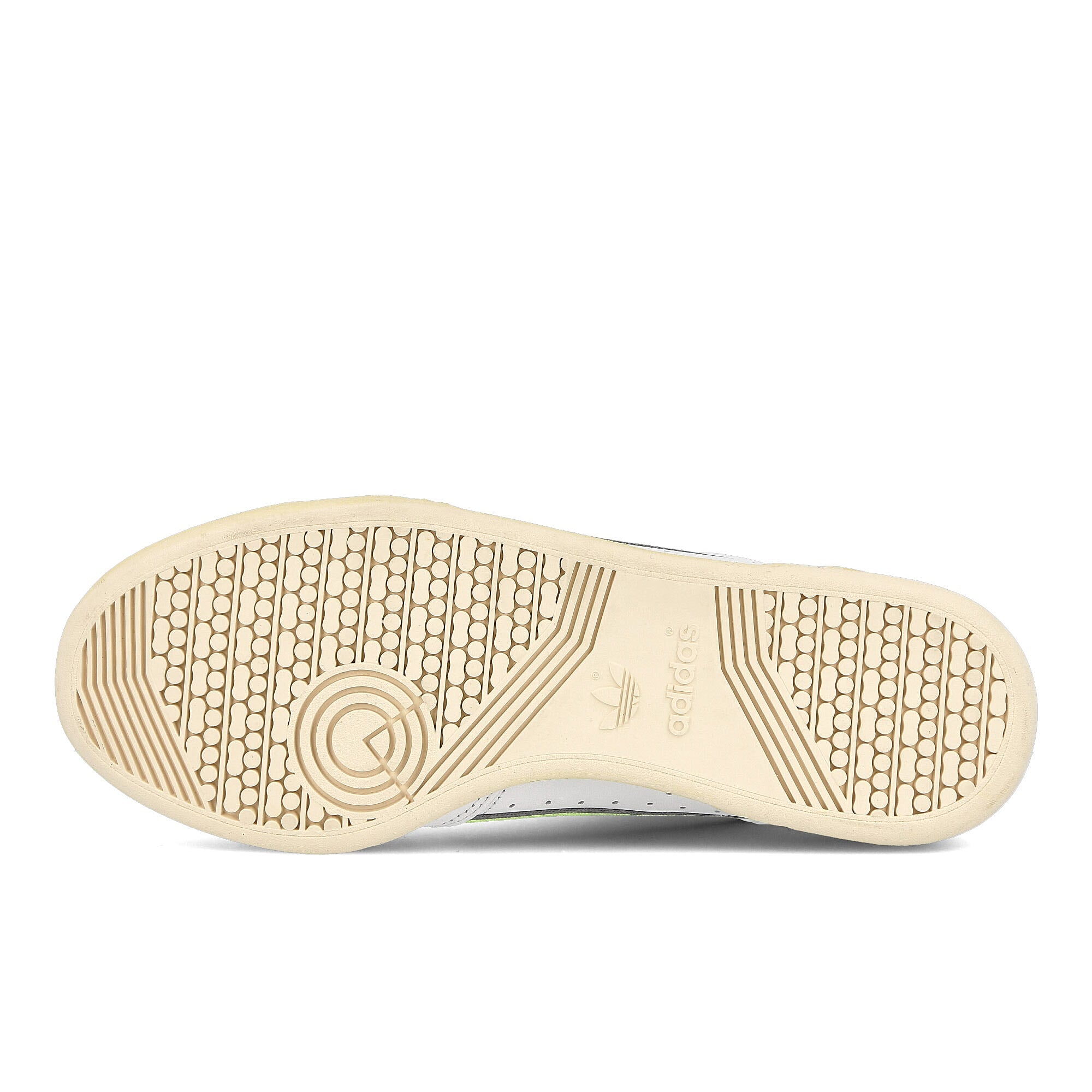 adidas continental 80 Cloud White-Grey Four-Signal Green Sneakers Detail View 1 | Overkill