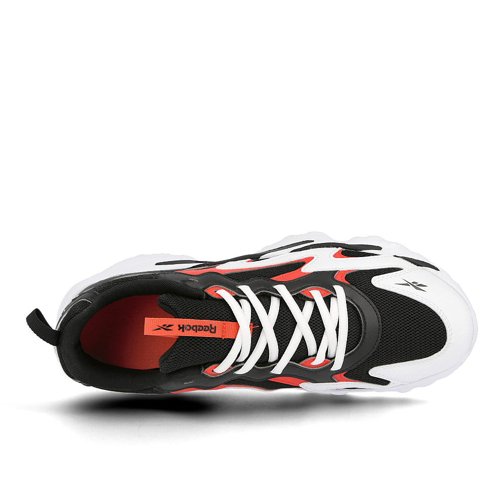 Reebok dmx series 1000 White-Black-Radar Red Low Top Sneakers Detailfoto | Overkill