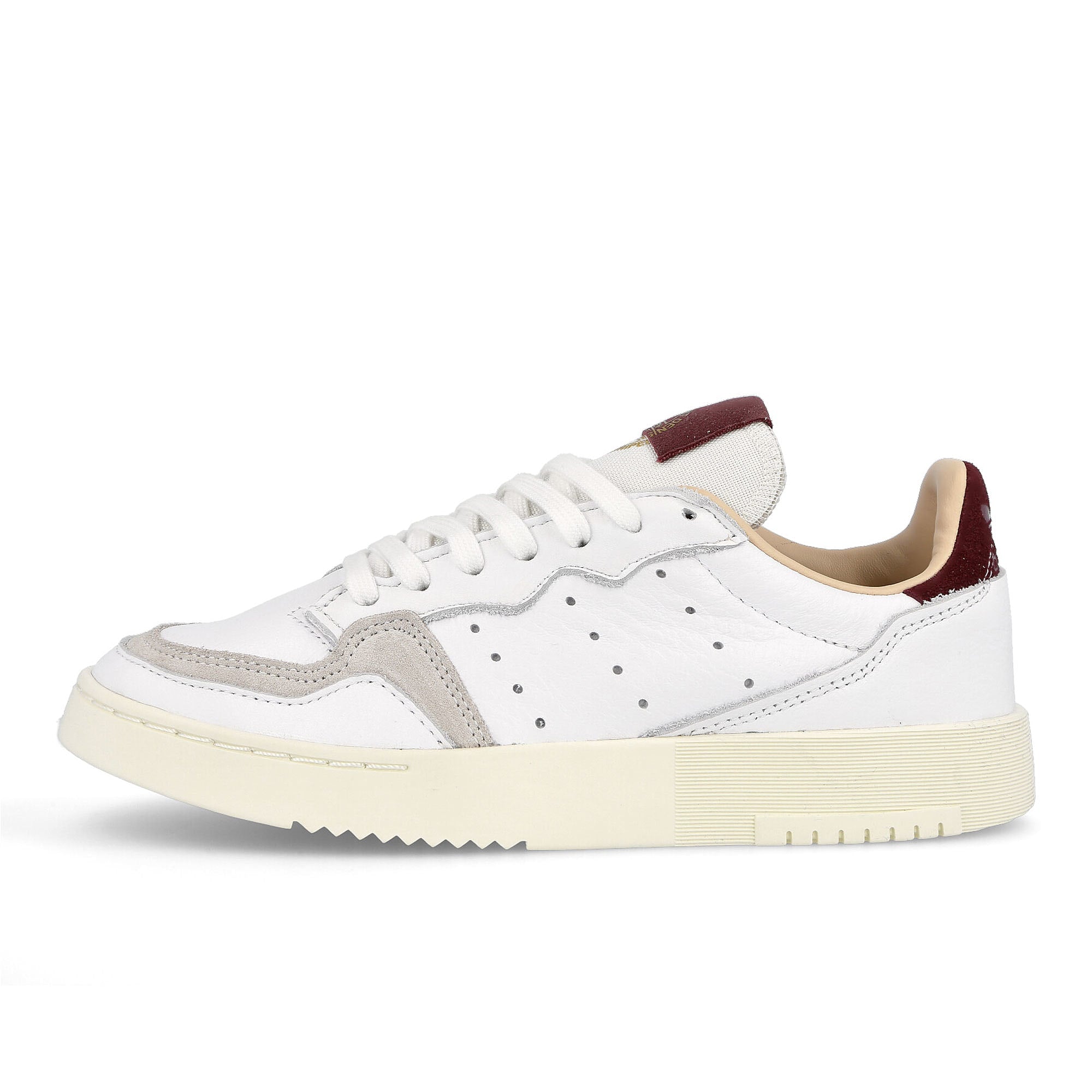 adidas wmns supercourt Running White-Running White-Maroon Sneakers EF9225 | Overkill