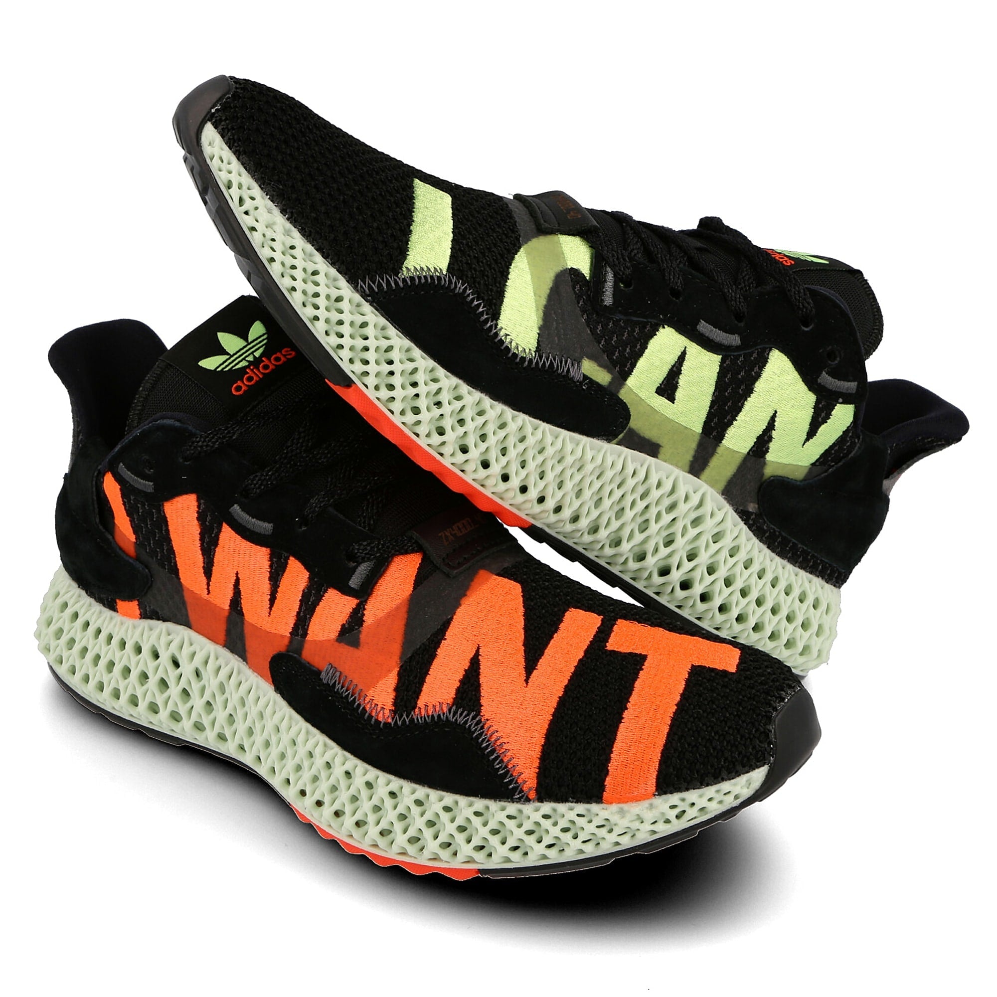 adidas zx 4000 4d Core Black / Hi-Res Yellow / Bright Cyan EF9625 | Overkill