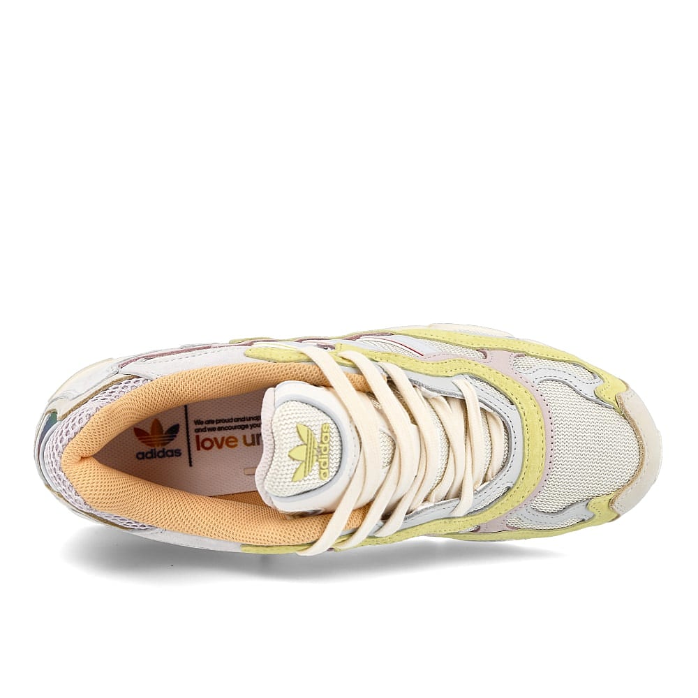 adidas temper run pride Off White-Blue Tint-Ice Yellow Sneakers Detailfoto | Overkill