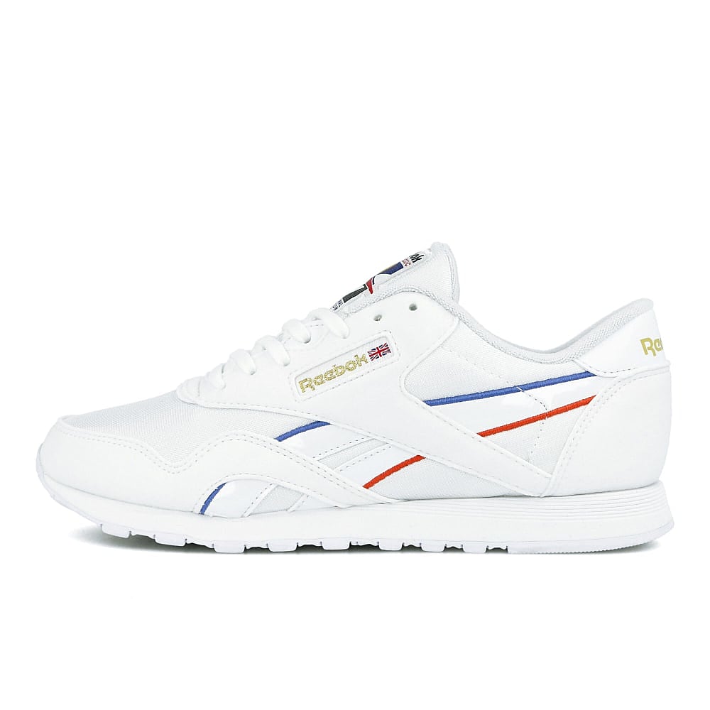 Reebok wmns classic nylon White / Radiant Red / Blue Blast EG5909 | Overkill