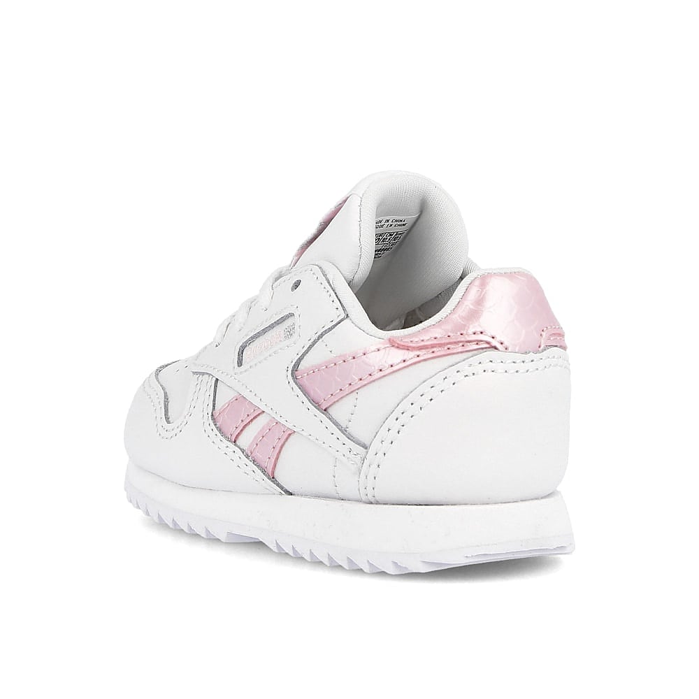 Reebok classic leather infants White-Pixel Pink-None Low Top Sneakers Material | Overkill