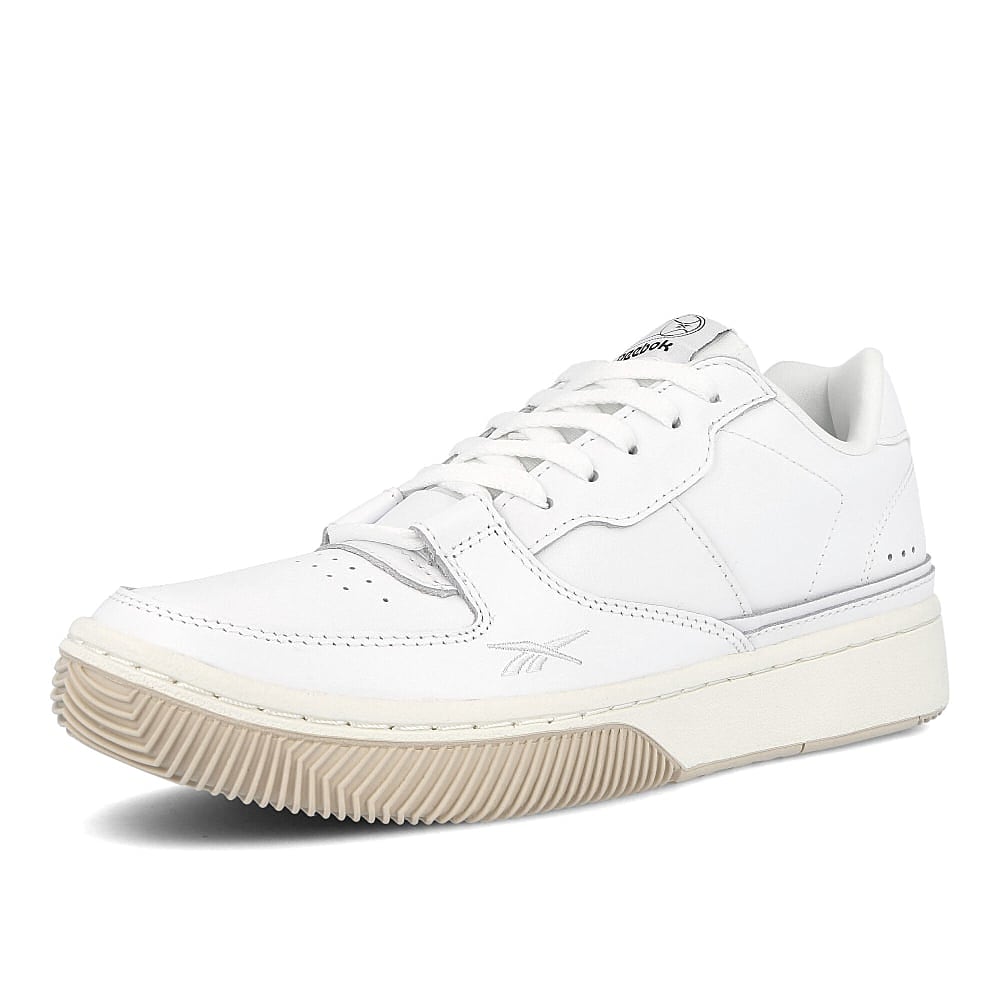 Reebok dual court White-Chalk-Stucco Sneakers Close Up | Overkill