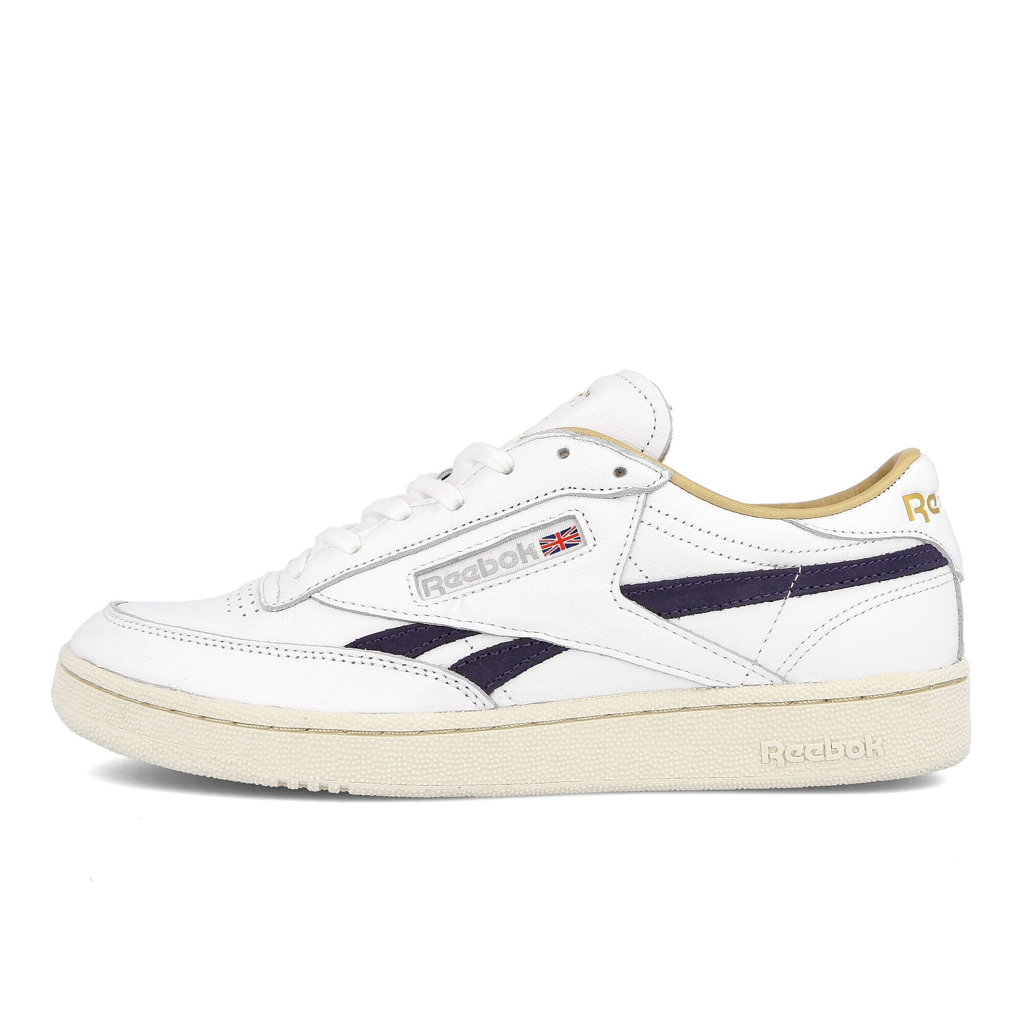 Reebok club c revenge mu White-Purple Delirium-Paperwhite Low Top Sneakers EG6430 | Overkill