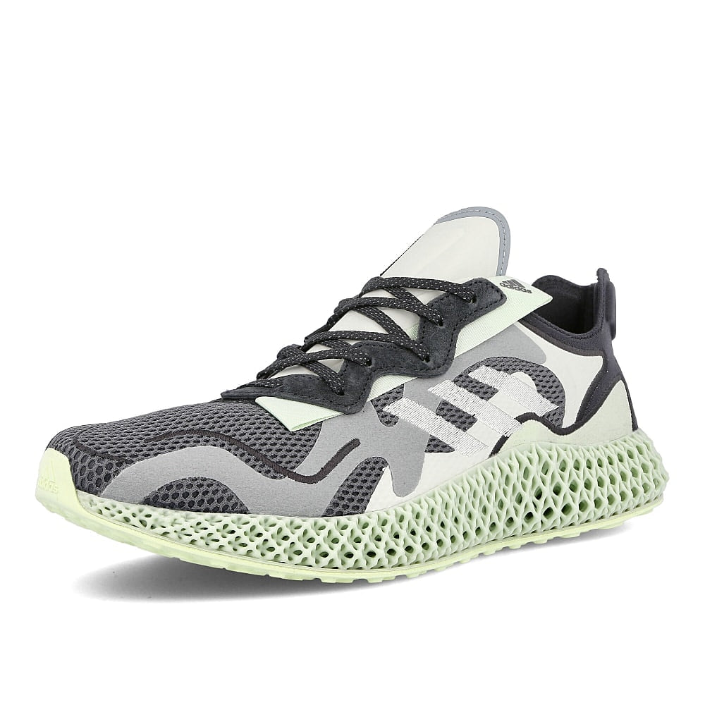 adidas consortium runner evo 4d Onix-White - Blue-Light Grey Sneakers Close Up | Overkill