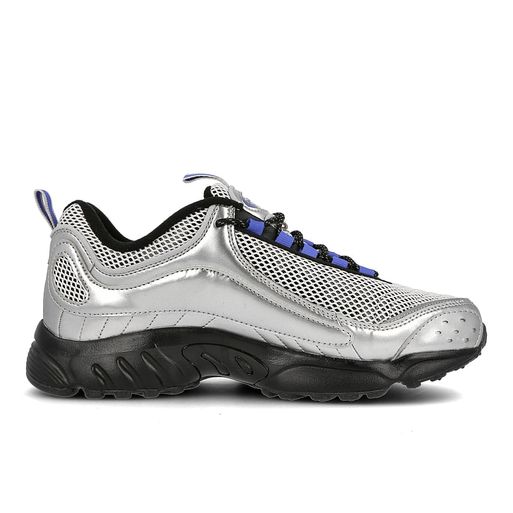 Reebok daytona dmx ii Black-Vital Blue-Silver Metallic Low Top Sneakers Silhouette | Overkill