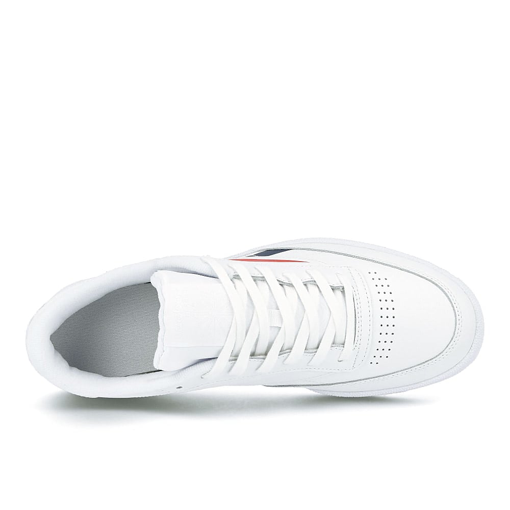 Reebok club c 85 mu White-Connavy Scarlet Low Top Sneakers Detailfoto | Overkill