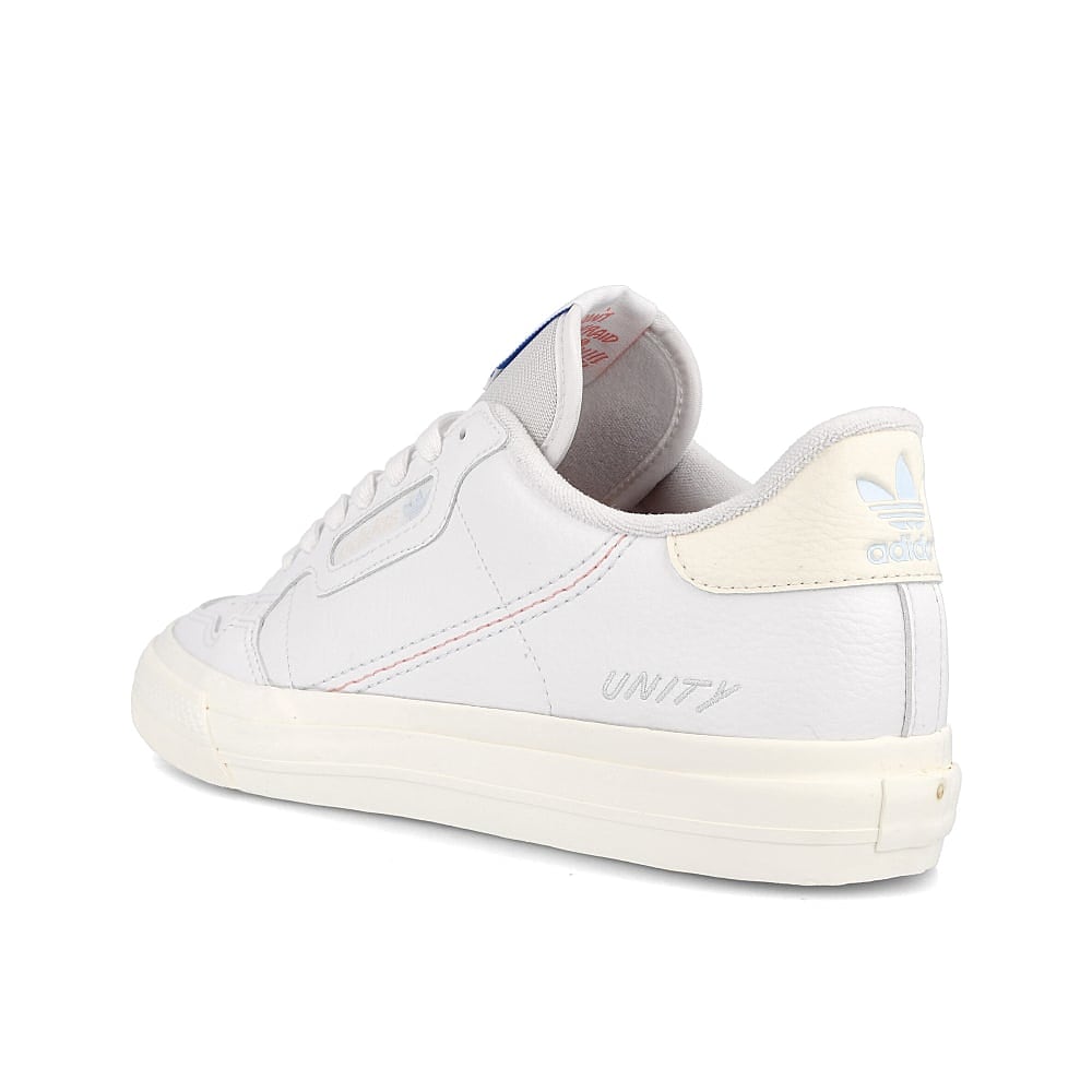 adidas Unity Press x adidas Continental Vulc Footwear White-Chalk White-Light Blue Sneakers Material | Overkill