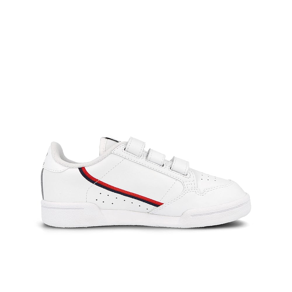 adidas continental 80 cf c Running White / Running White / Scarlet Material | Overkill