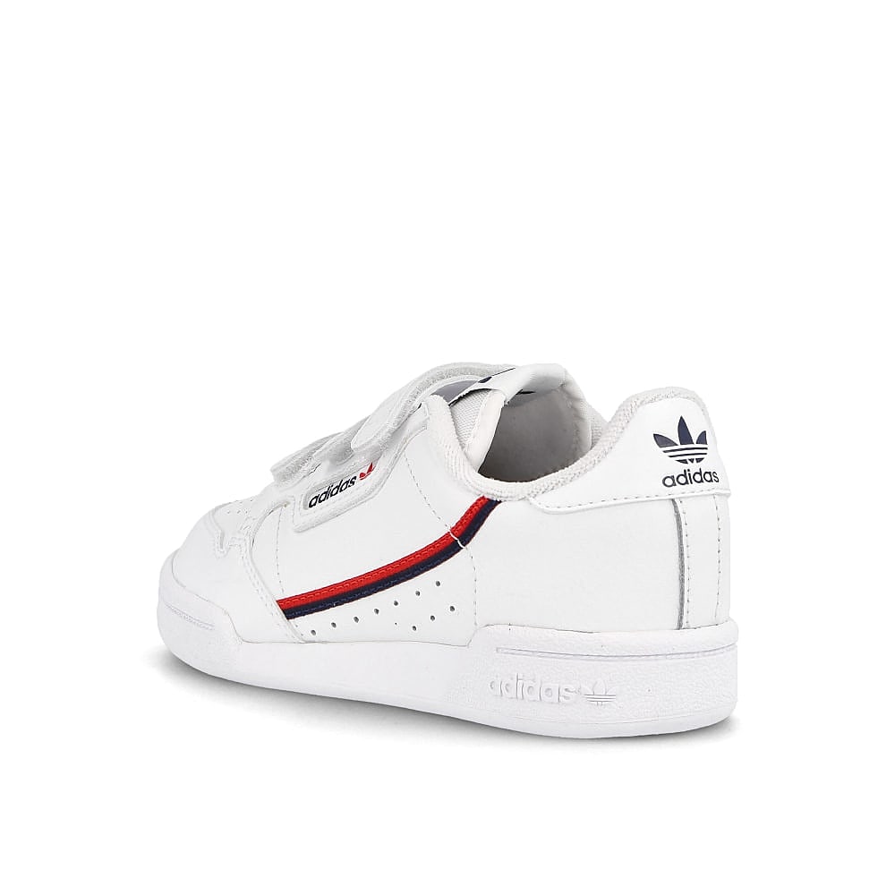 adidas continental 80 cf c Running White / Running White / Scarlet Close-up | Overkill