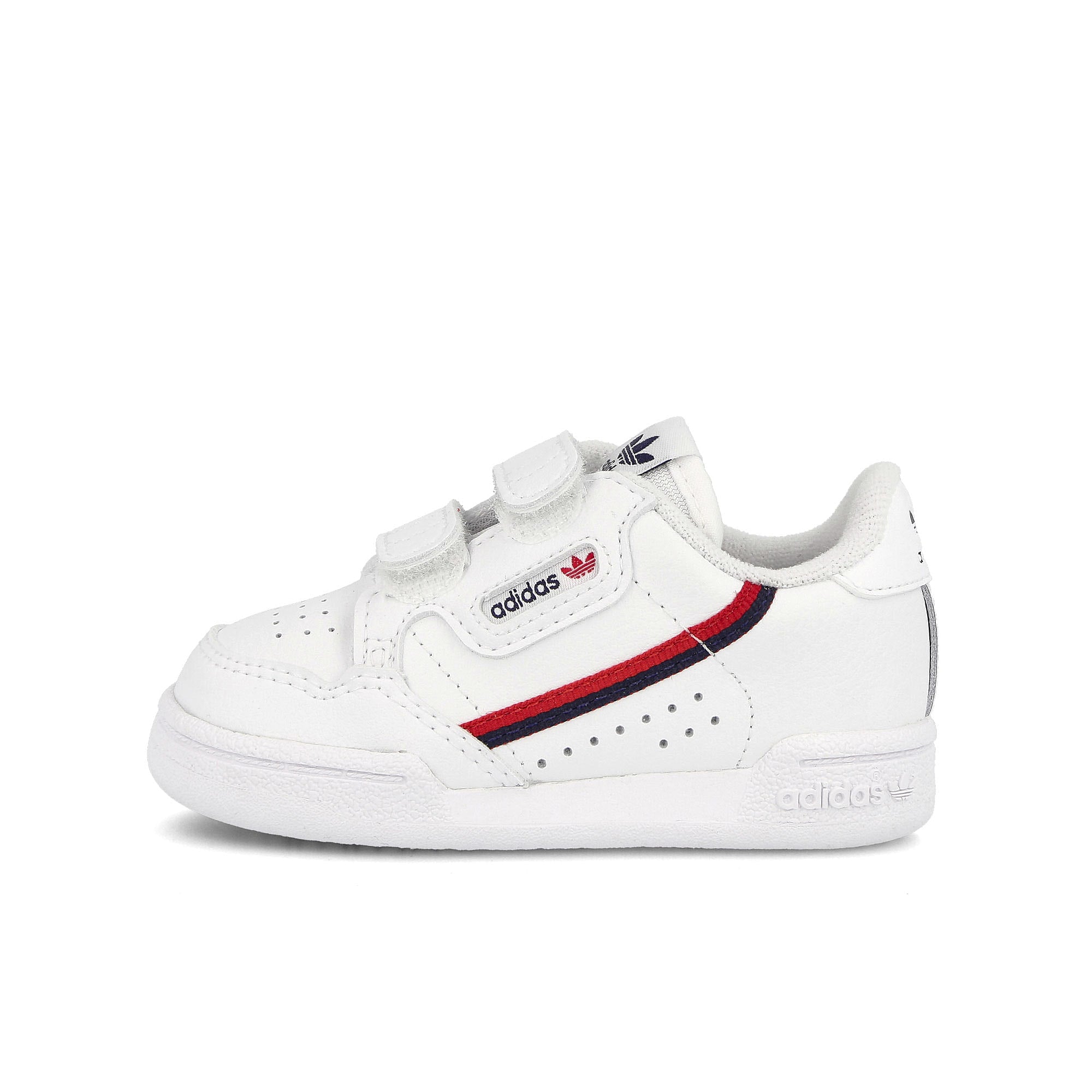 adidas continental 80 cf infants Running White / Running White / Scarlet Low Top Sneakers EH3230 | Overkill