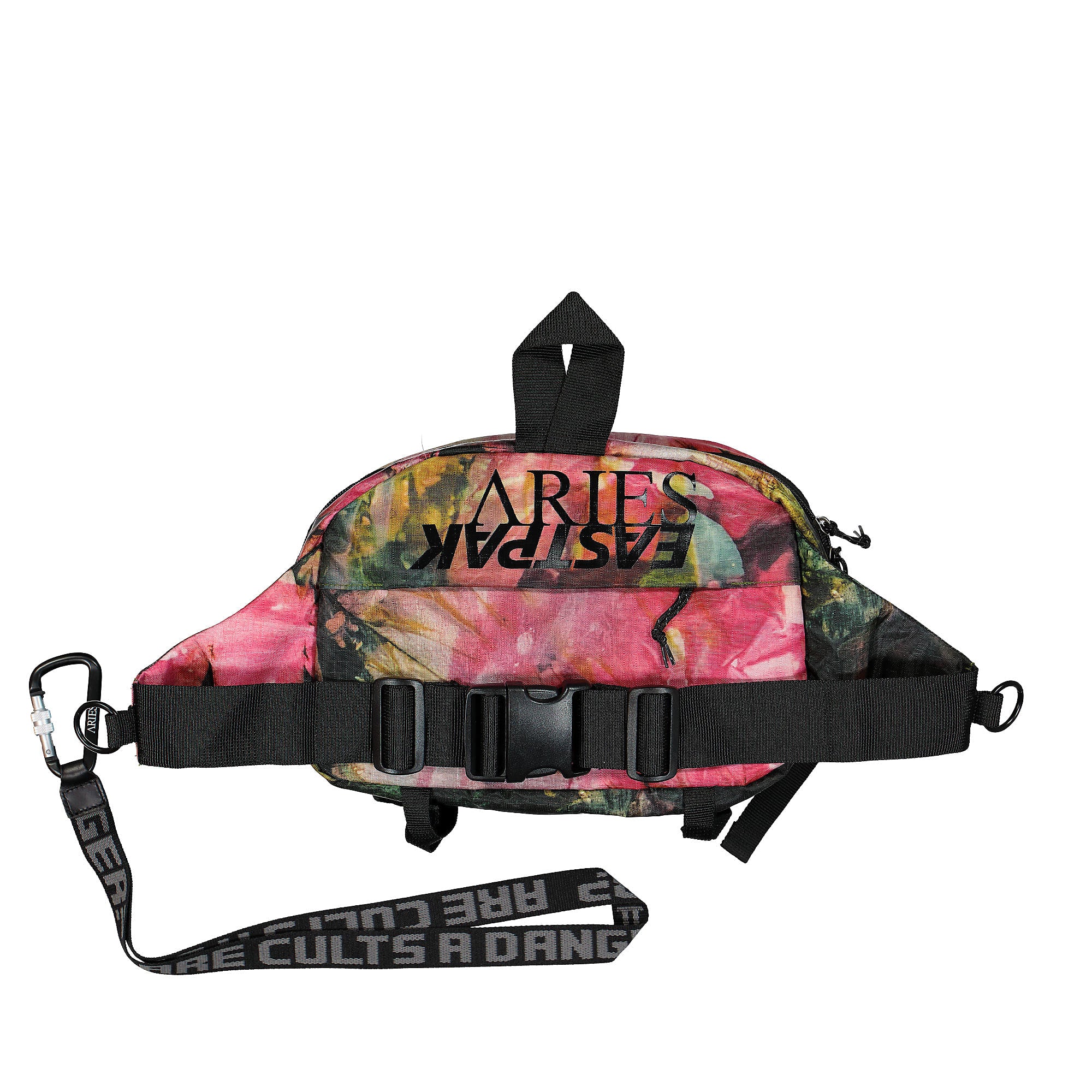 Eastpak Aries Arise x Eastpak Bum Bag Tie Dye Camo Print Shoulder & Cross Body Bags Close-up | Overkill