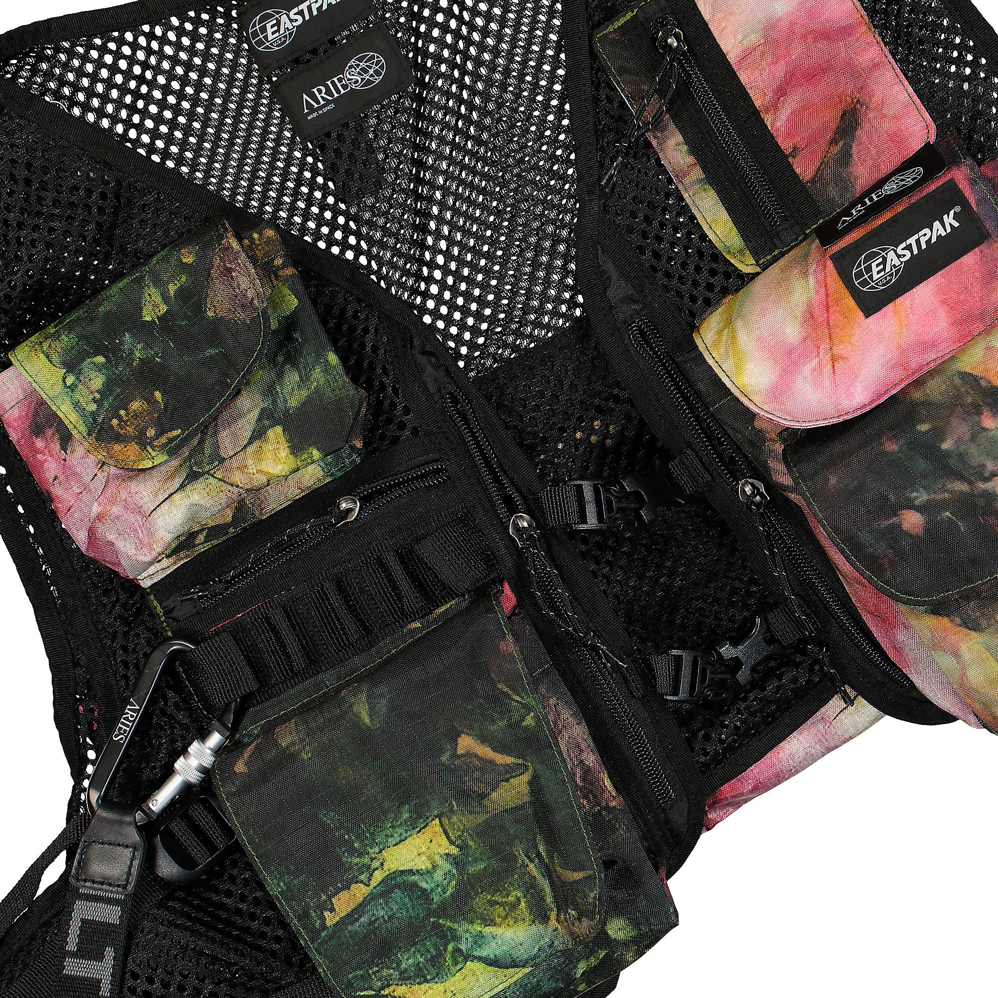 Eastpak Aries Arise x Eastpak Vest Tie Dye Camo Print Vests Material | Overkill