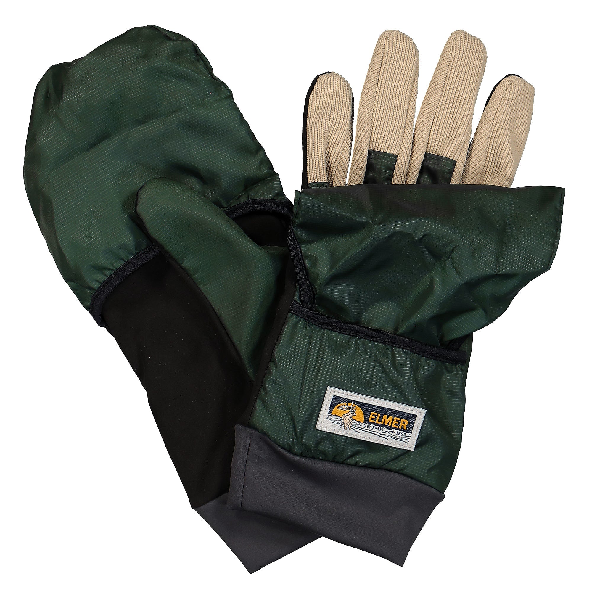 Elmer by Swany Naka Gloves Dark Green Gloves Close-up | Overkill