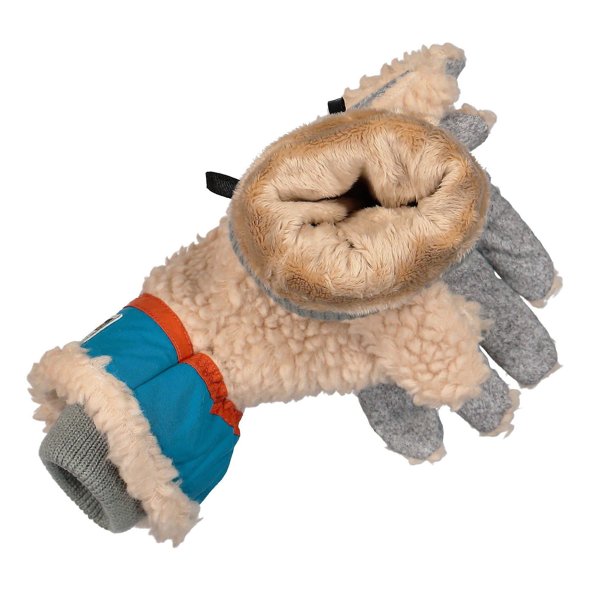 Elmer by Swany Sota Gloves Beige / Blue Gloves Close-up | Overkill