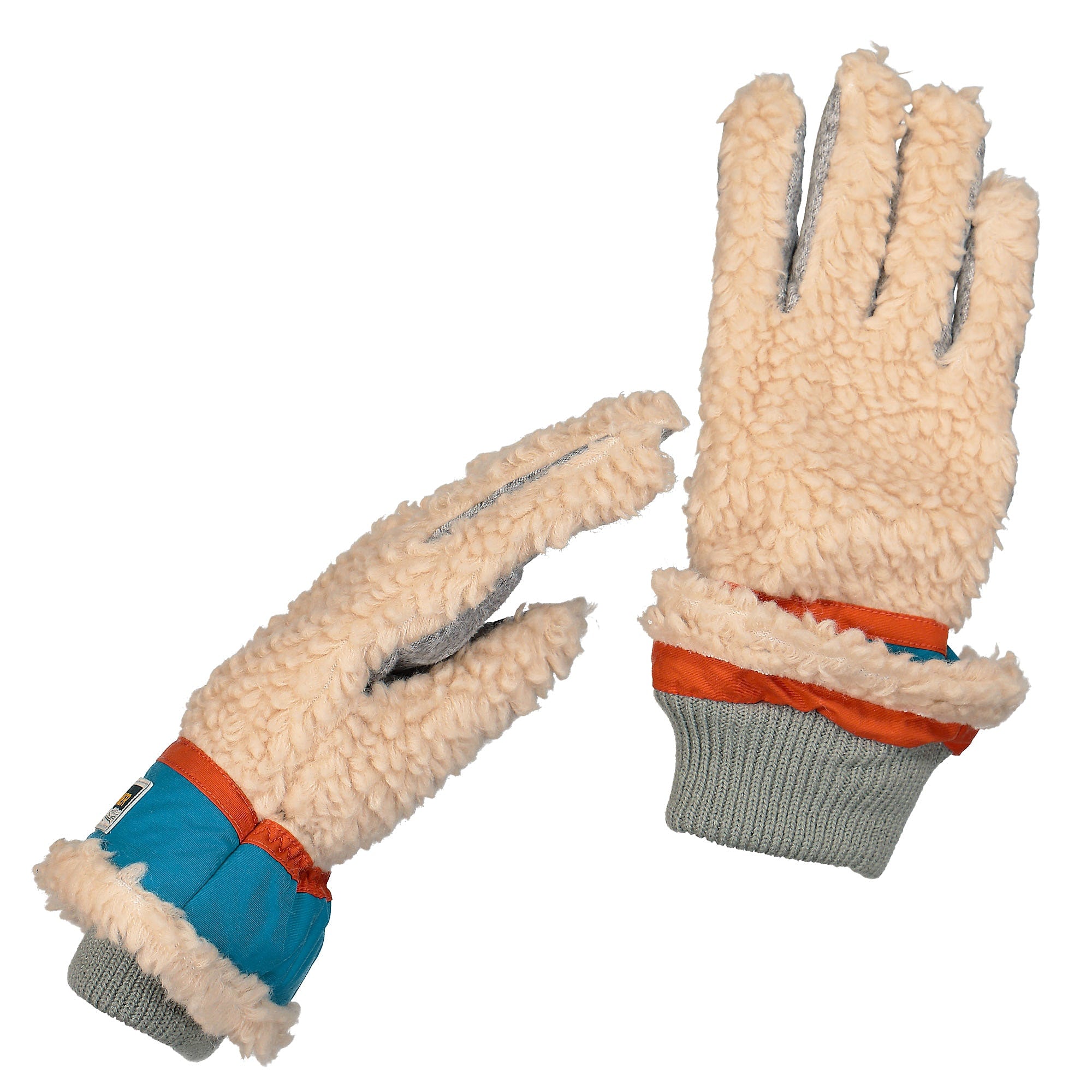 Elmer by Swany Sota Gloves Beige / Blue Gloves Detailfoto | Overkill
