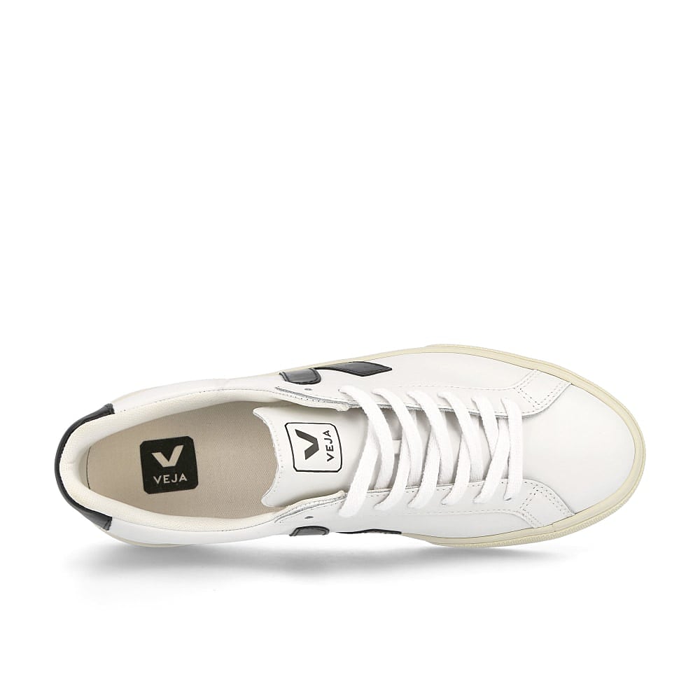 Veja wmns esplar logo leather Extra White / Black Detail view 1 | Overkill