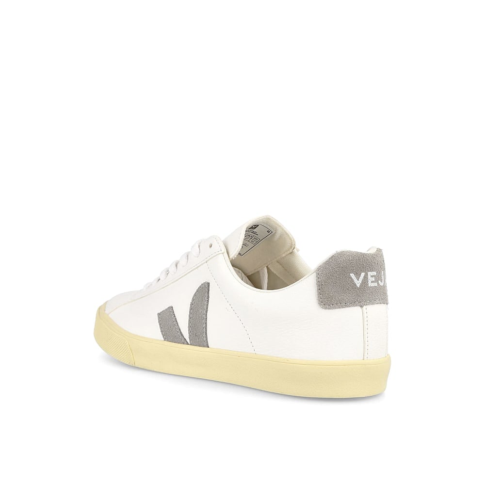 Veja wmns esplar logo chromefree Extra White / Oxford Grey Close-up | Overkill