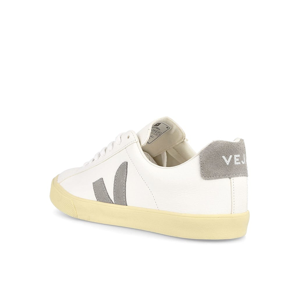 Veja esplar logo chromefree Extra White / Oxford Grey Close-up | Overkill