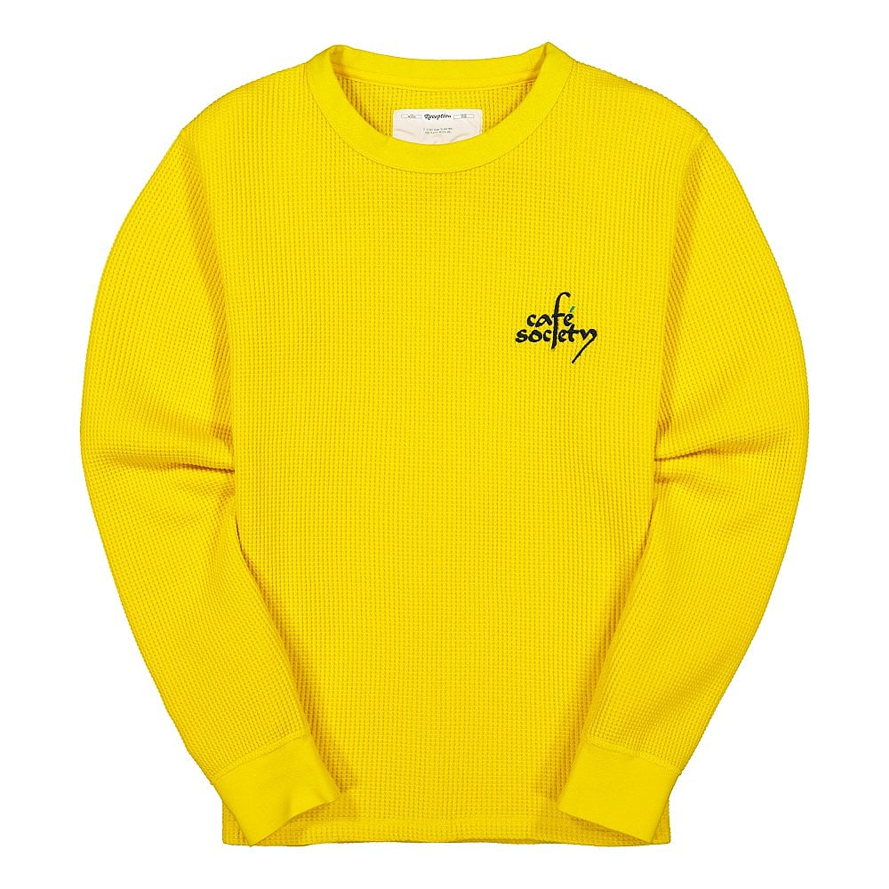 Reception Waffle Sweat Yellow Sweatshirts F0018 | Overkill