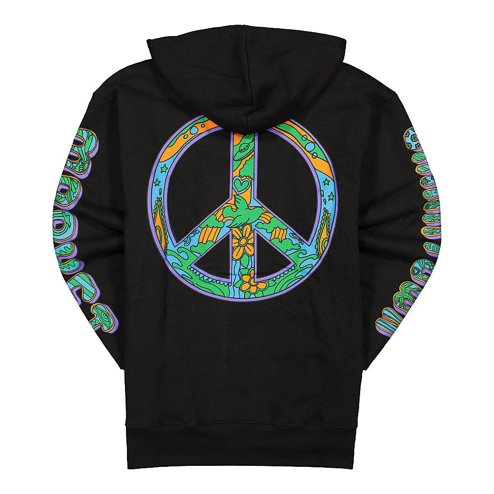 Chinatown Market Hippie Hoodie Black Hoodies Material | Overkill