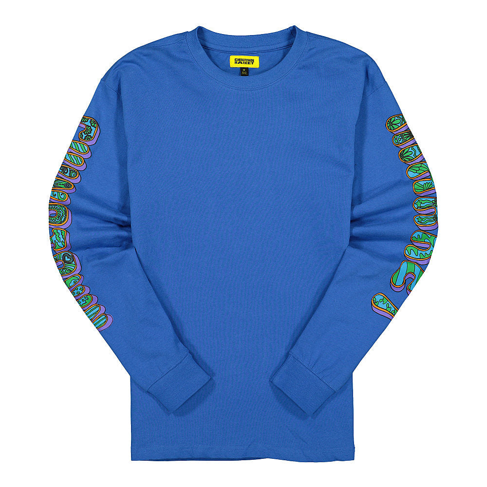 Market Hippie LS Tee Blue Longsleeves F20-1980005 / 0801 | Overkill