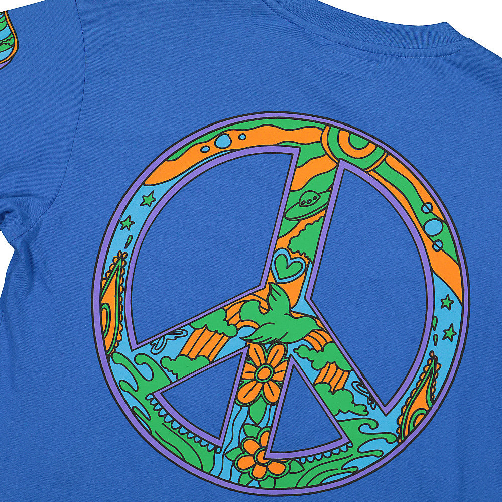 Market Hippie LS Tee Blue Longsleeves Detailfoto | Overkill