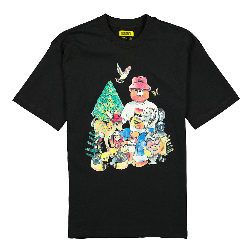 Market Friends Tee Black T-Shirts F20-1990007 / 0001 | Overkill