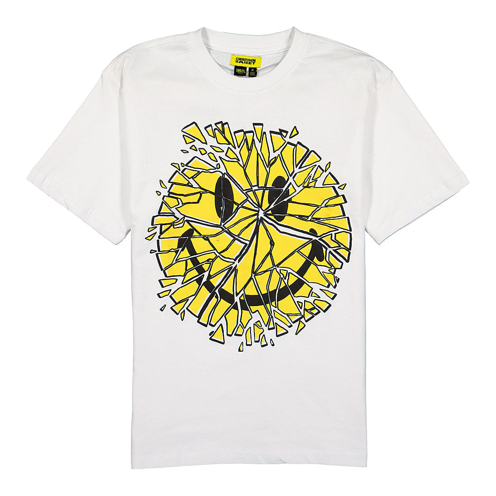Chinatown Market Glass Smiley Tee Black T-Shirts F20-1990008 / 1201 | Overkill