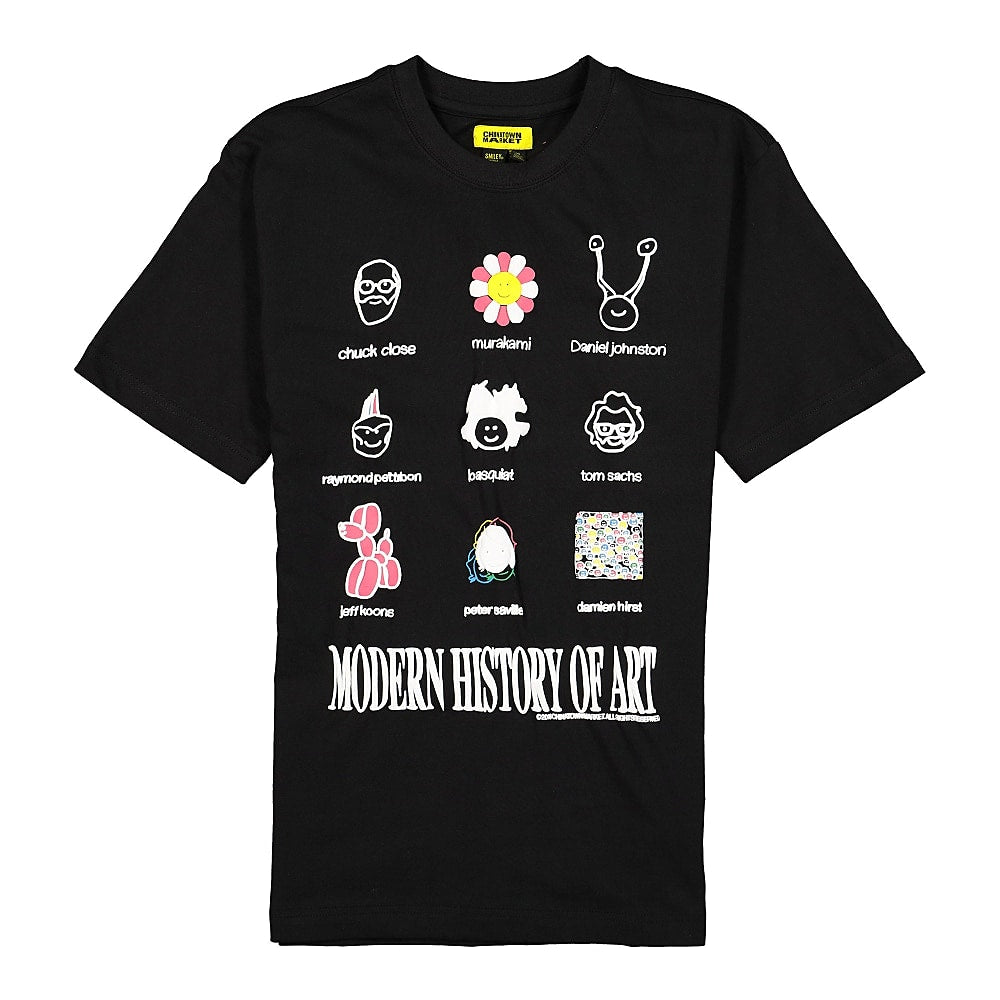 Market Modern Art Tee Black T-Shirts F20-1990017 / 0001 | Overkill