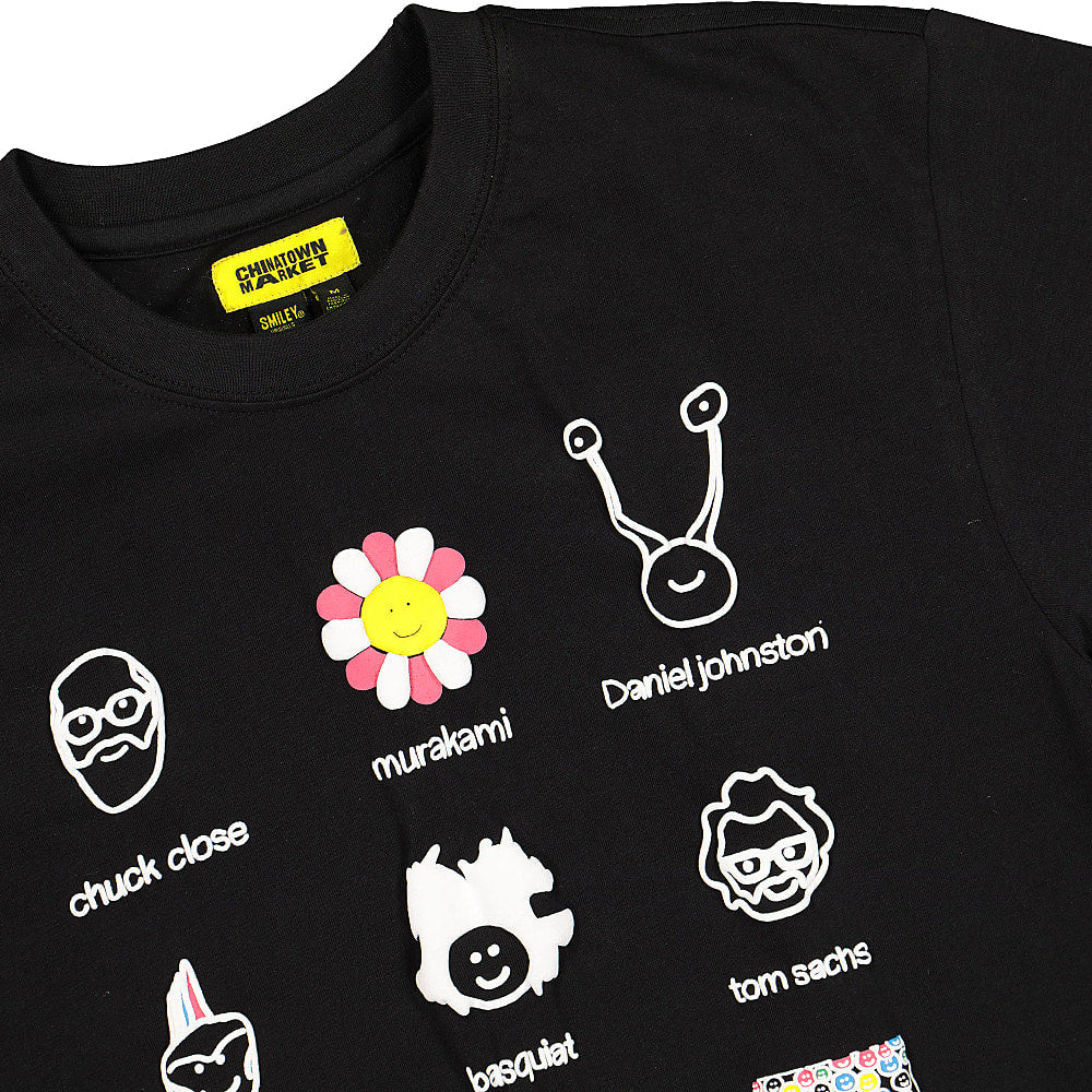Market Modern Art Tee Black T-Shirts Close-up | Overkill