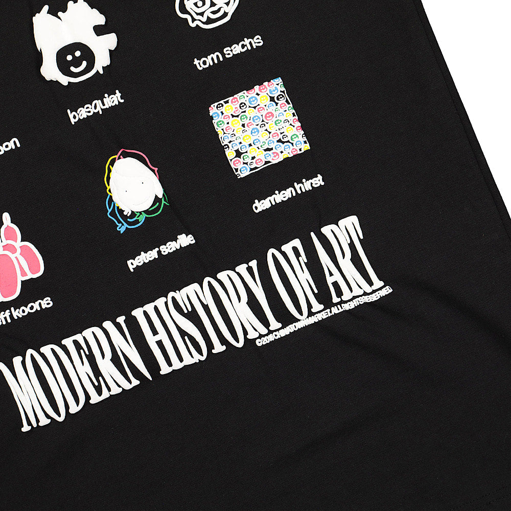 Market Modern Art Tee Black T-Shirts Detailfoto | Overkill