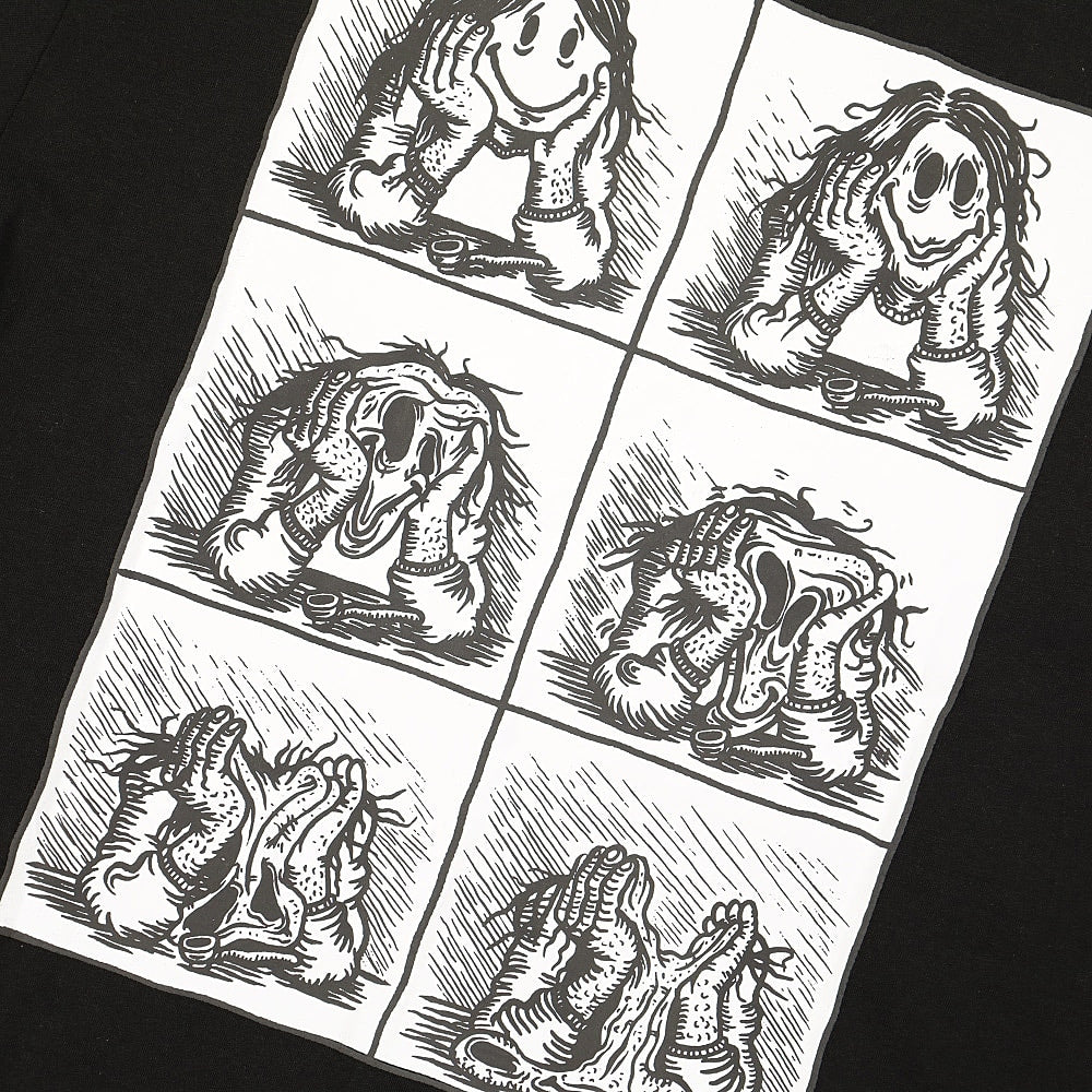 Chinatown Market Special Message Tee Black T-Shirts Detailfoto | Overkill