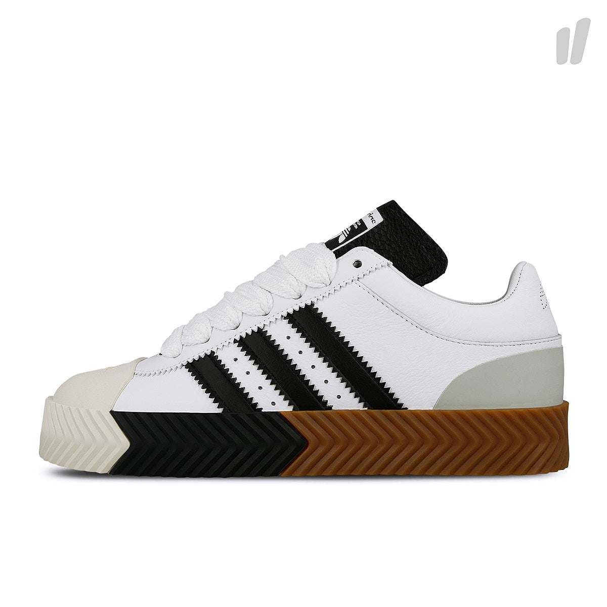 adidas Alexander Wang x adidas AW Skate Super White-Core Black-Tech Silver Sneakers F35295 | Overkill